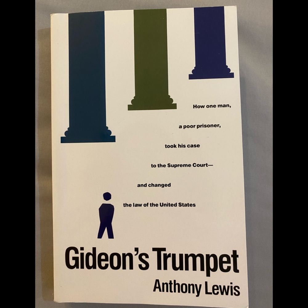 📖💙Gideon’s Trumpet by Anthony Lewis